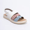 Back To The Stone Age - White Casual Sandal