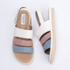 Back To The Stone Age - White Casual Sandal