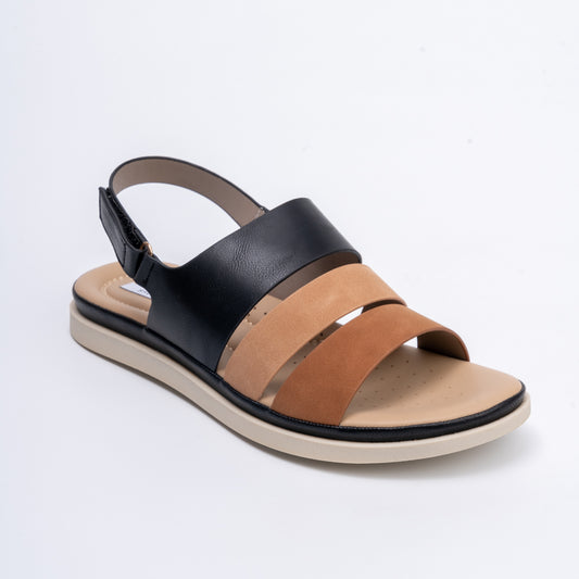 Back To The Stone Age - Black Casual Sandal