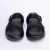 Eleven On Ten - Black Casual Slipper with Rhinestones