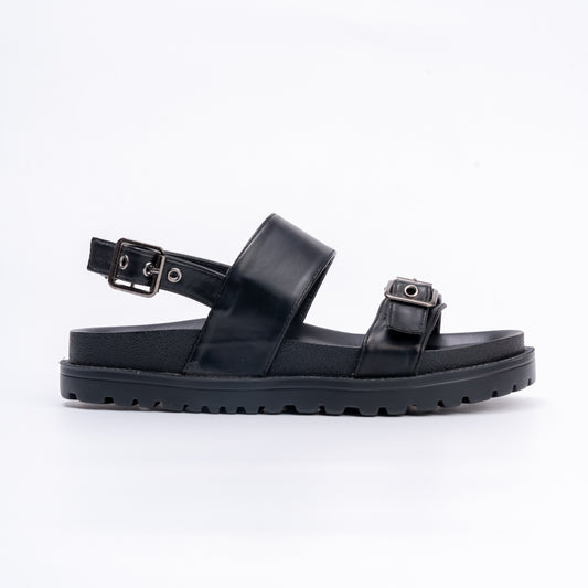 Girl Next Door - Black Casual Sandal