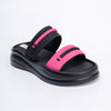 Love 'Em Curves - Fushia Casual Slipper