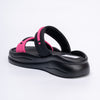 Love 'Em Curves - Fushia Casual Slipper