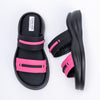 Love 'Em Curves - Fushia Casual Slipper