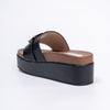 Couch Potato - Black Casual Platform Heel