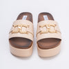 Couch Potato - Beige Casual Platform Heel