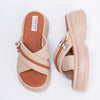 Nothing's Comfier - Beige Casual Platform Heel