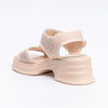 Ferociously Fashionable - Beige Casual Sandal