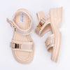 Ferociously Fashionable - Beige Casual Sandal