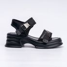 Ferociously Fashionable - Black Casual Sandal - view 3