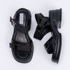 Ferociously Fashionable - Black Casual Sandal