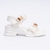 Ferociously Fashionable - White Casual Sandal