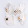 Ferociously Fashionable - White Casual Sandal