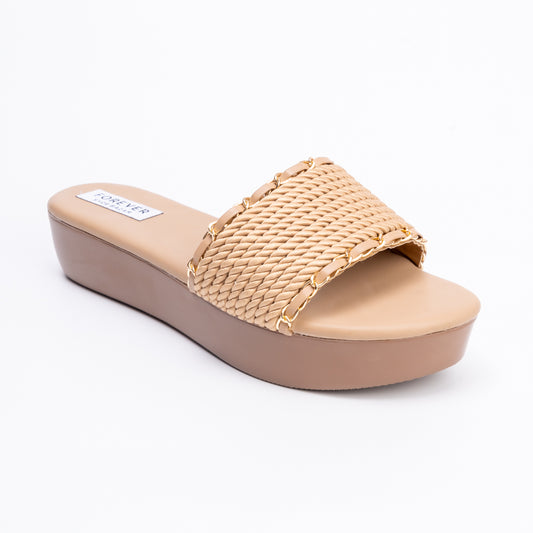 Currently Moneyfesting - Beige Casual Slipper