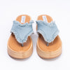 Denim Drift - Blue Casual Thong Slipper