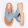 Denim Drift - Blue Casual Thong Slipper