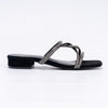 Do You Fancy? - Rhinestone Black Flats