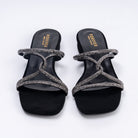 Do You Fancy? - Rhinestone Black Flats - view 6