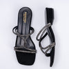 Do You Fancy? - Rhinestone Black Flats