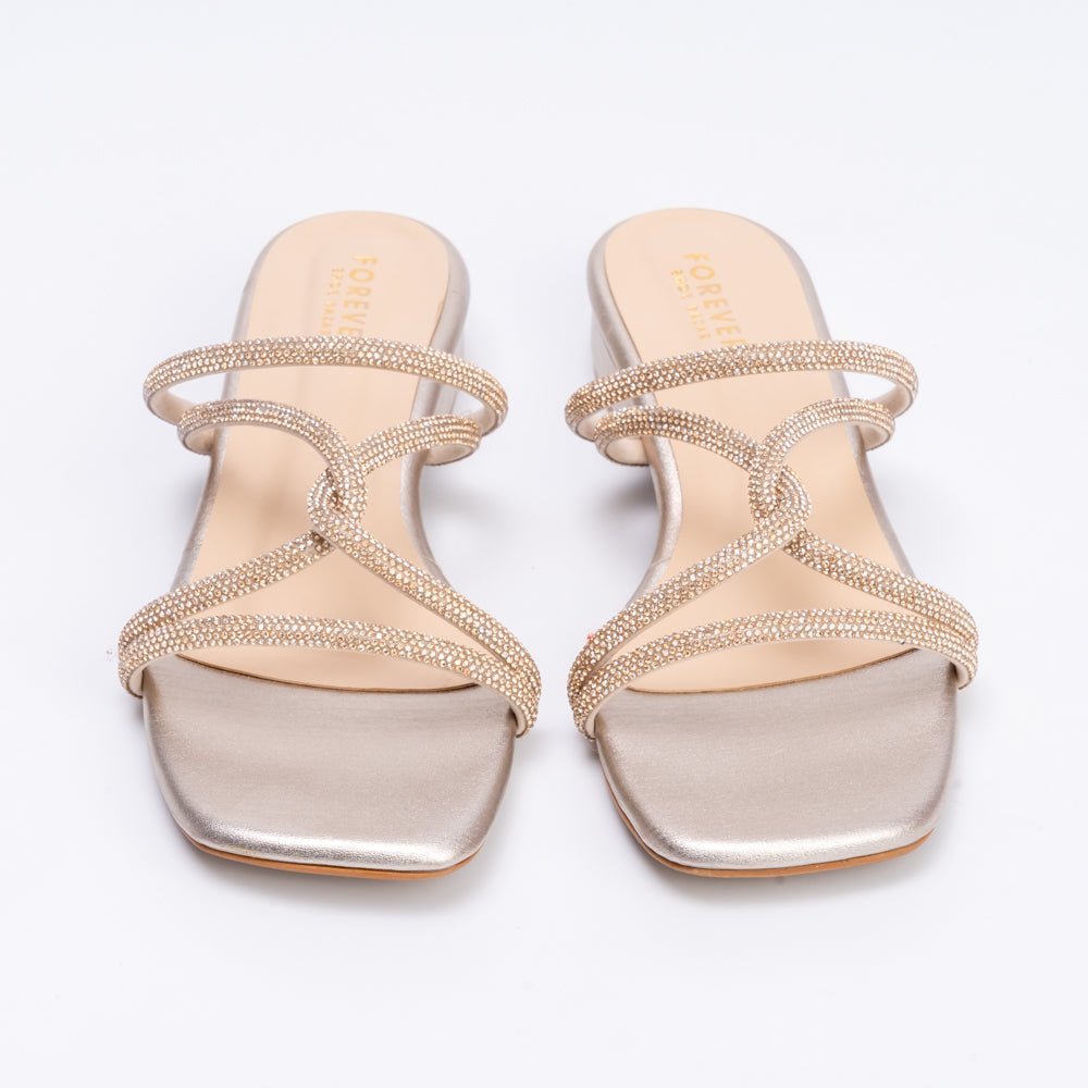 Do You Fancy? - Rhinestone Golden Flats - view 6