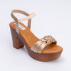 Drunk Dials - Gold Casual Sandal