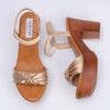 Drunk Dials - Gold Casual Sandal