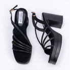 Catch You Never - Black Partywear Sandal - view 6