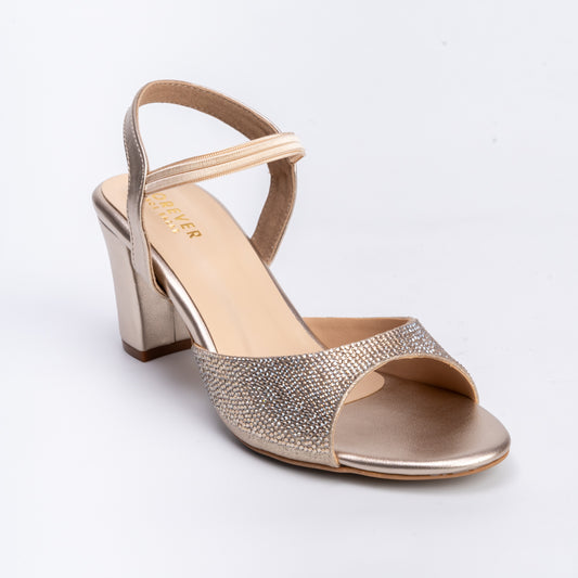 Melodrama Queen - Gold Partywear Heel