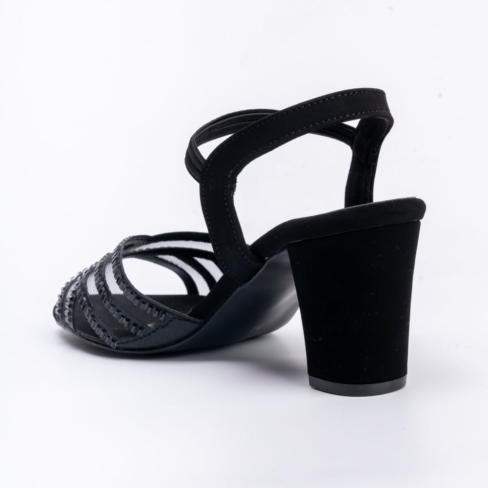 Don't Mess w Me - Black Block Heels - view 6
