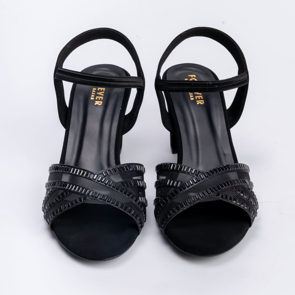 Don't Mess w Me - Black Block Heels - view 4