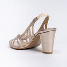 All Dolled Up - Gold Partywear Sandal - view 3