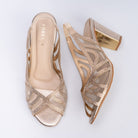 All Dolled Up - Gold Partywear Sandal - view 5