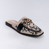 My Subtle Panache - Black Casual Mules
