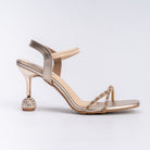 Desirable AF - Gold Partywear Heels - view 2