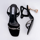 Desirable AF - Black Partywear Heels - view 5