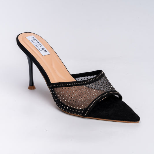 Hotter Than The Sun - Black Party Heels