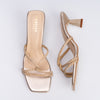 Lights On You - Gold Partywear Heels