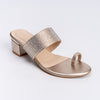 Not Your Average Didi - Gold Partywear Slipper