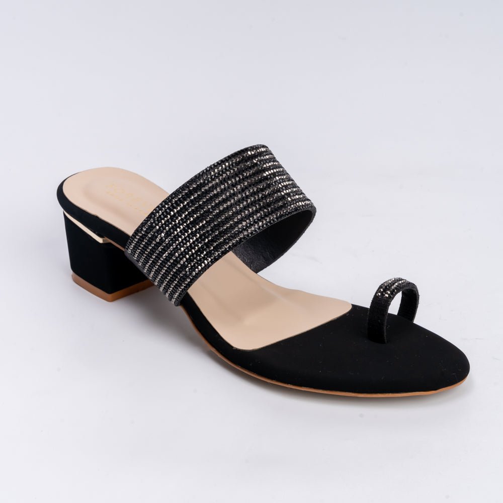 Not Your Average Didi - Black Partywear Slipper - view 4