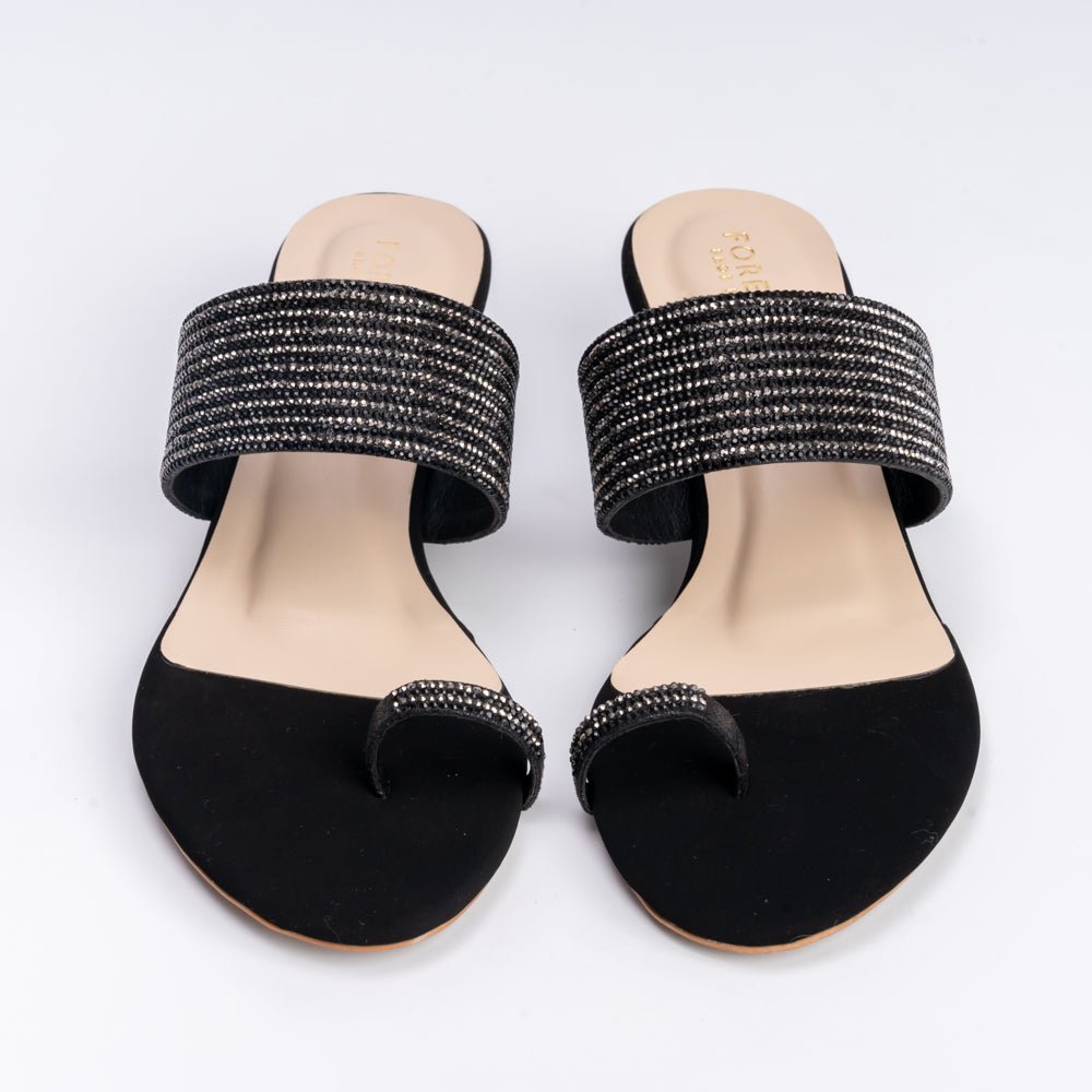 Not Your Average Didi - Black Partywear Slipper - view 6