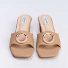 Imma Silent Assasin - Beige Small Heel Slipper - view 5