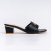 Imma Silent Assasin - Black Small Heel Slipper