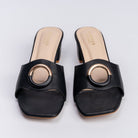 Imma Silent Assasin - Black Small Heel Slipper - view 6
