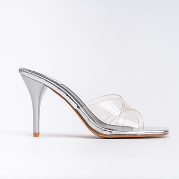 I'm a Liverr - Silver Party Heels