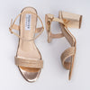 Damsel Gives Distress - Gold Party Heels