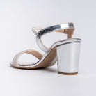 Damsel Gives Distress - Silver Party Heels - view 5