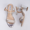 Damsel Gives Distress - Silver Party Heels