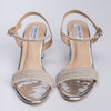 Damsel Gives Distress - Silver Party Heels