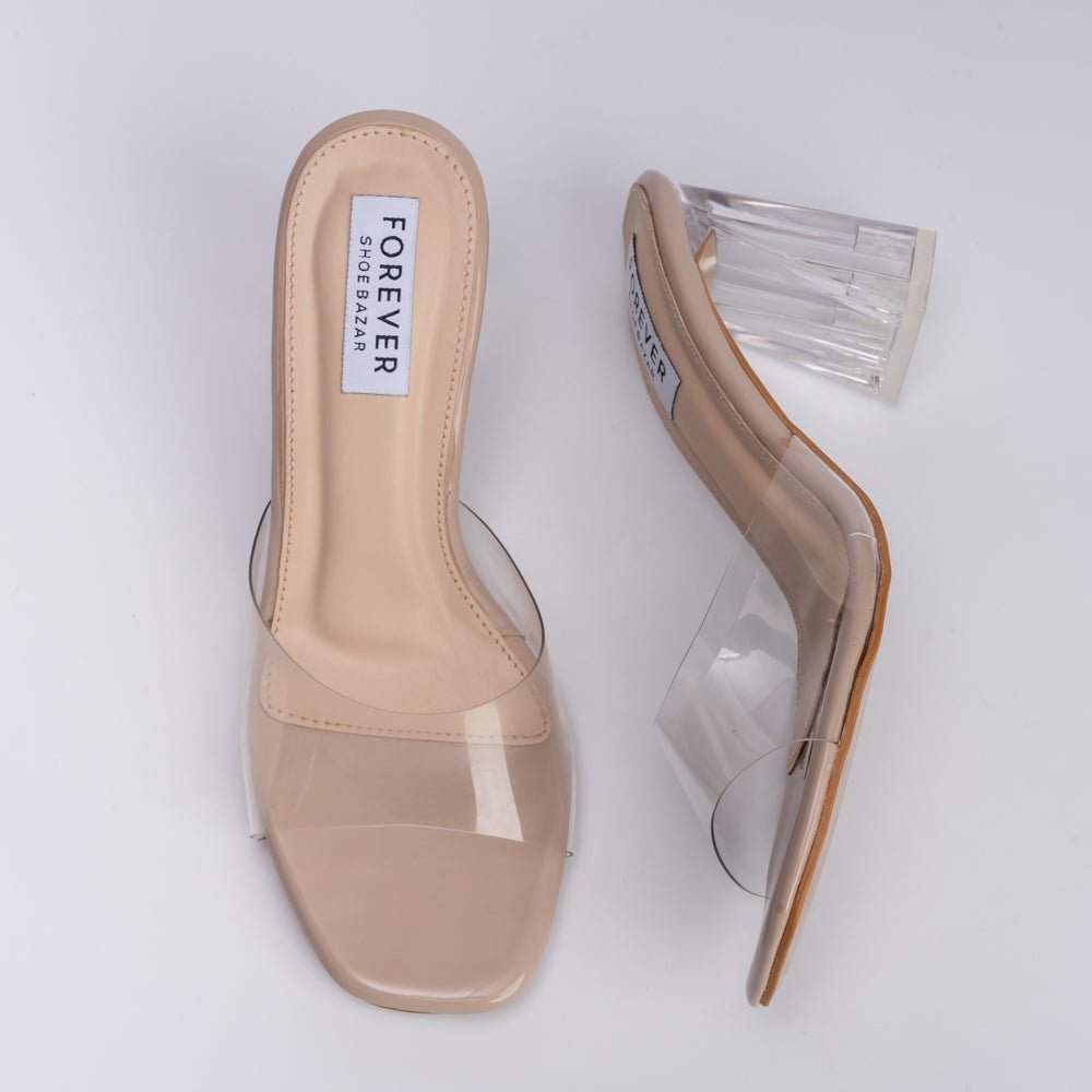 Clearer Than Your Future - Transparent Block Heels - view 6