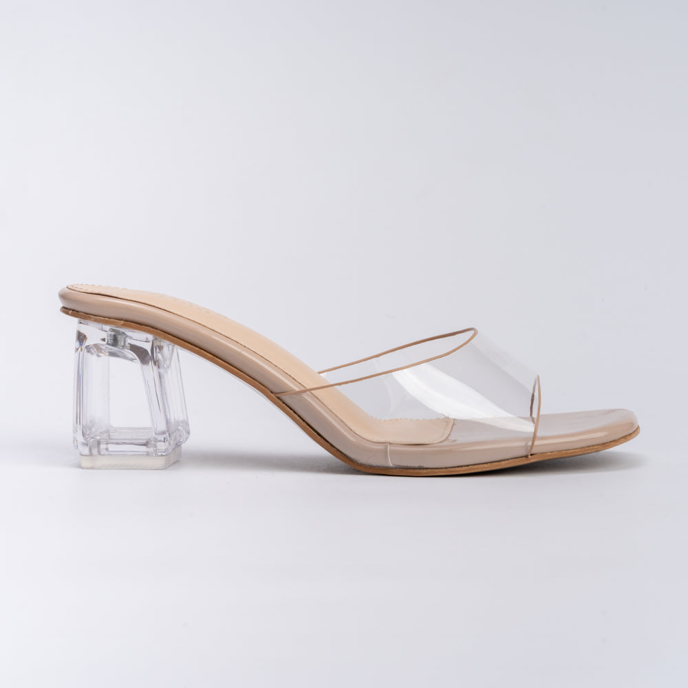 Sipping Tequila - Nude Casual Heels - view 2